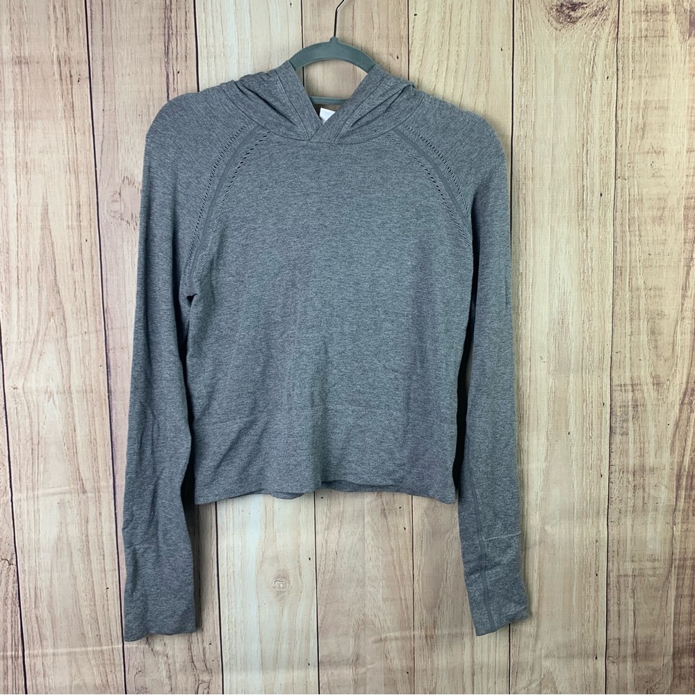 Fabletics Gray Crop Top